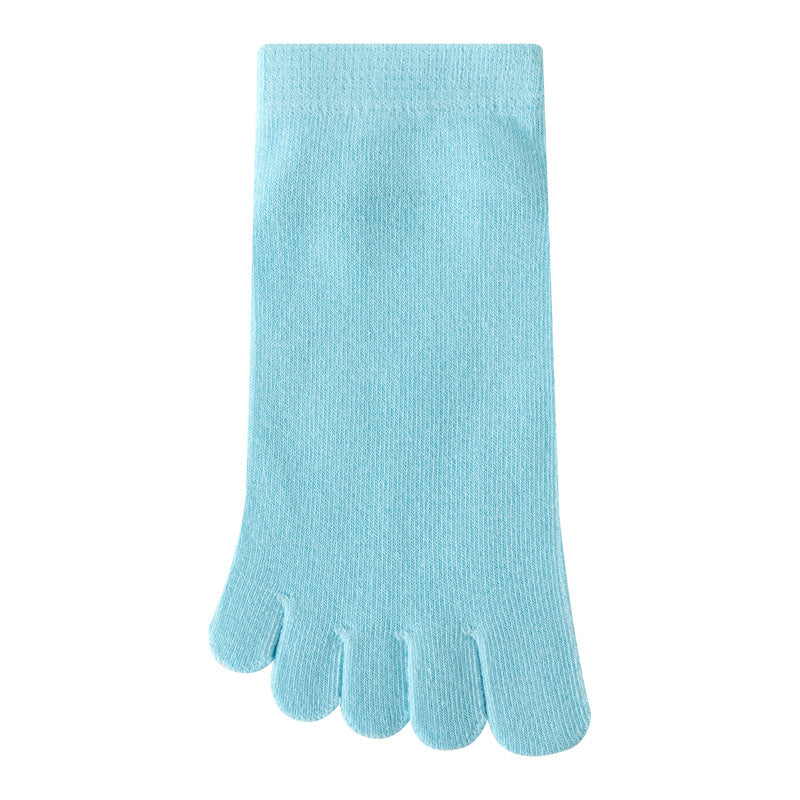Women's Breathable Cotton Five-Toe Socks