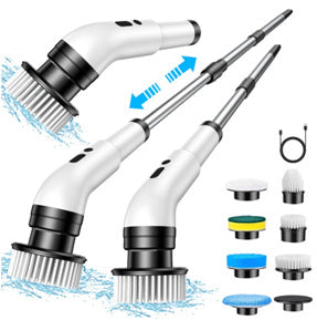 Multifunctional Telescopic Electric Cleaning Brush for household purpose