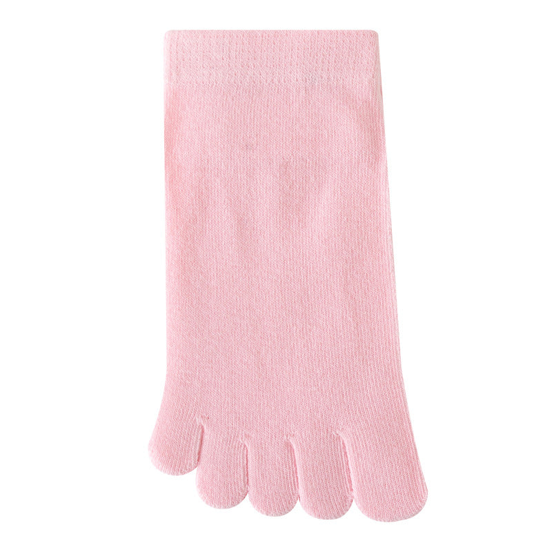 Women's Breathable Cotton Five-Toe Socks