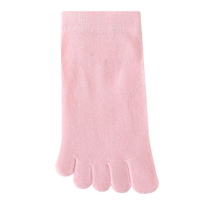 Women's Breathable Cotton Five-Toe Socks