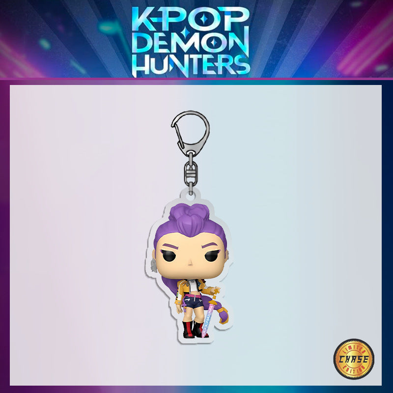 Demon Hunters Acrylic Keychain Pendant