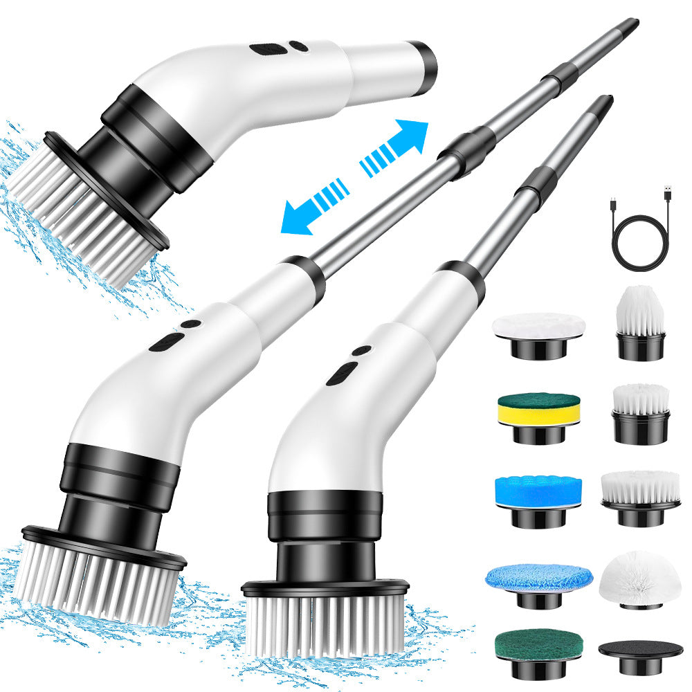 Multifunctional Telescopic Electric Cleaning Brush for household purpose